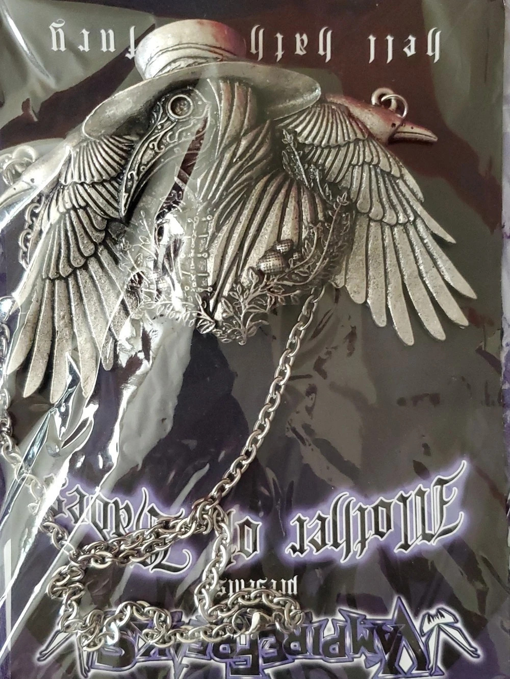VampireFreaks Plague Doctor Necklace (Mother of Hades x VampireFreaks) ) Silver